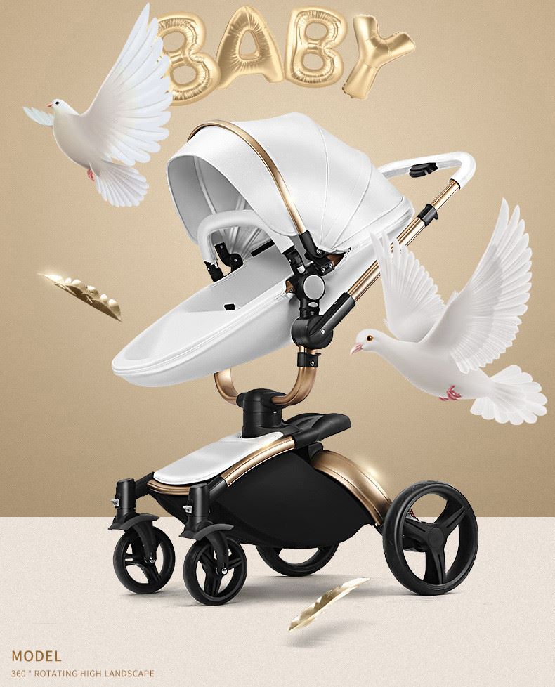 High landscape egg stroller