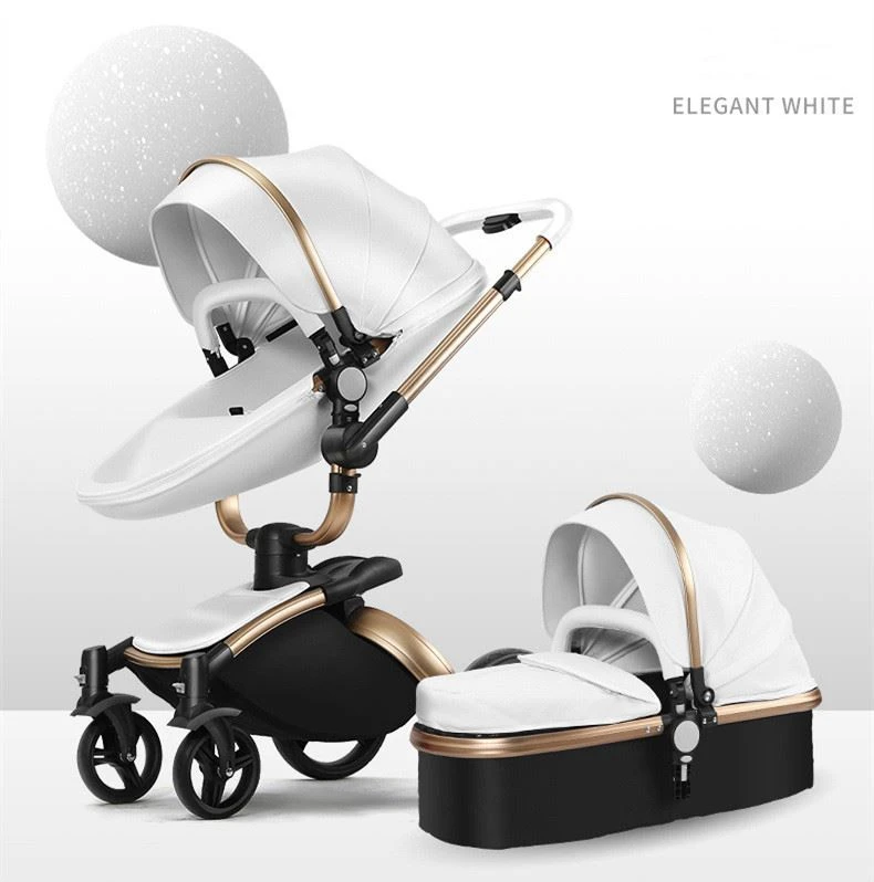  leather stroller